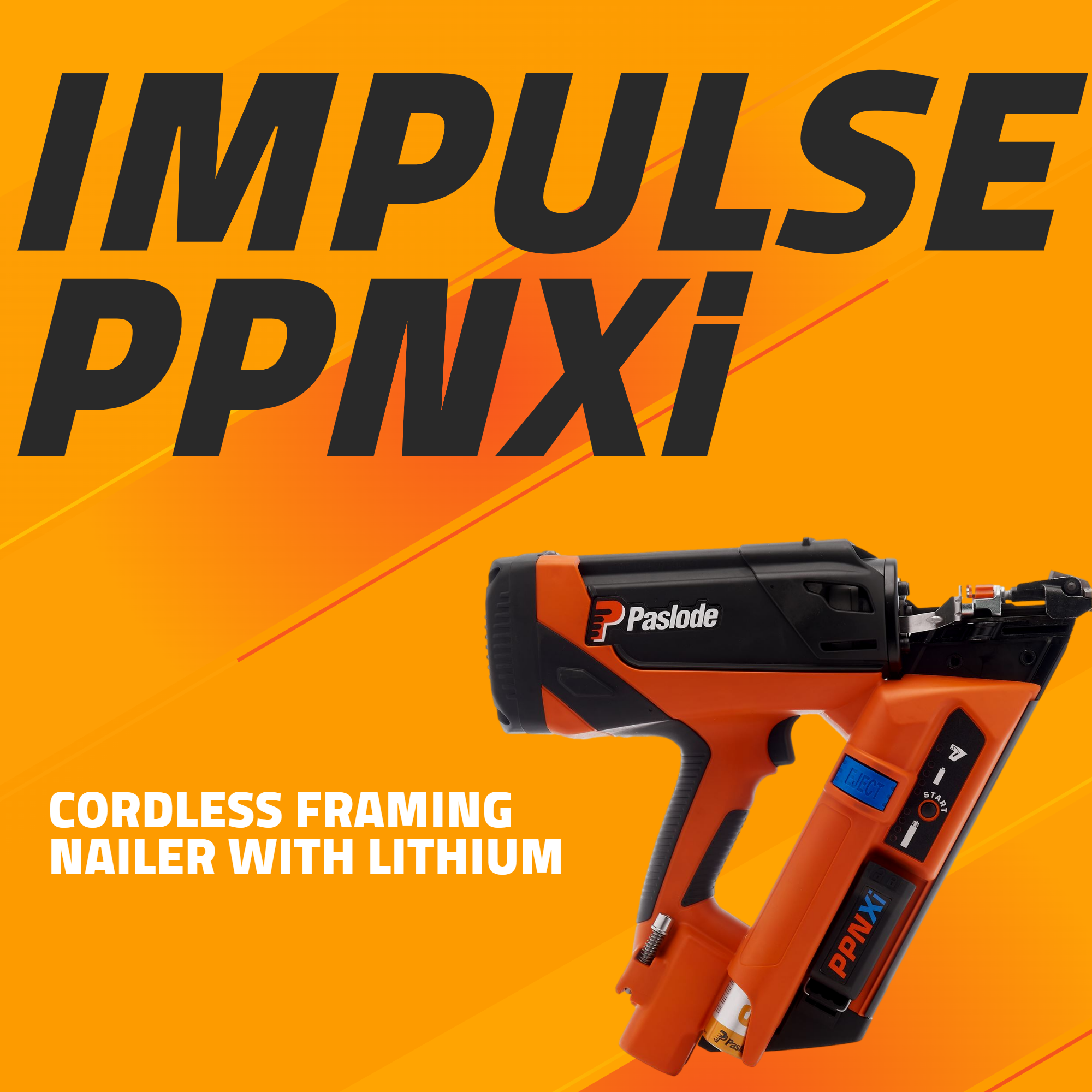 IMPULSE PPNXi CORDLESS FRAMING NAILER WITH LITHIUM thefixingcompany