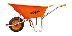 Bobby Wheelbarrow Orange Plastic Tray 100L