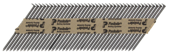 Paslode IM360 2.8x63mm Ring Bright Nail Fuel Pack(3300 Nail + 3 Fuel Cel) RounDrive head Impulse